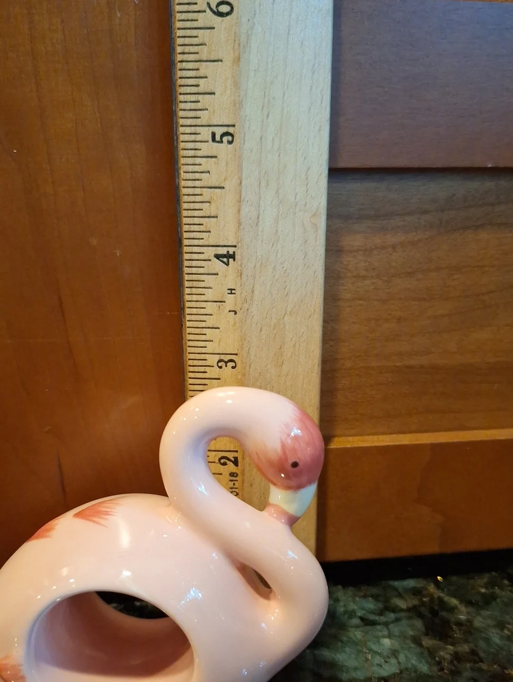 Set of 4 Pink Ceramic Flamingo Napkin Rings Home By Target